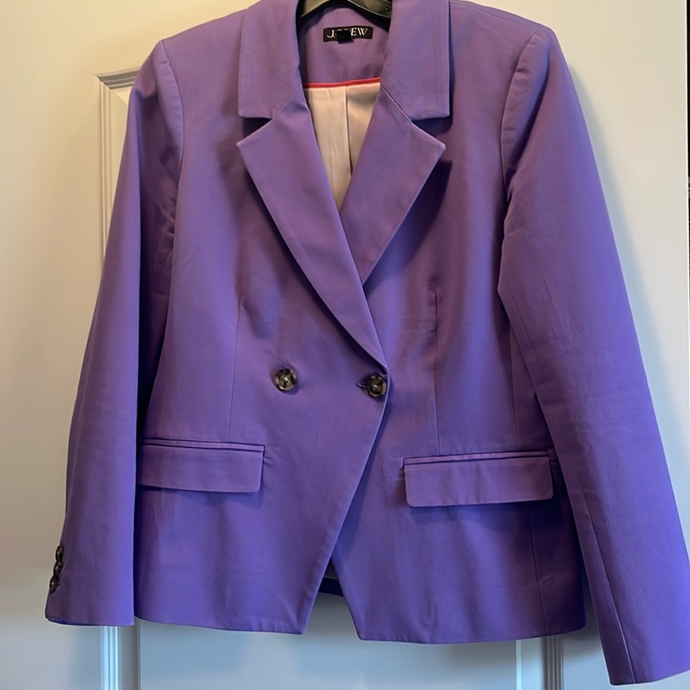 J. Crew purple blazer size 6